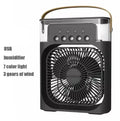 3-in-1 Portable Personal Air Cooler | Small Evaporative AC Fan with LED Night Light for Nightstand & Desk