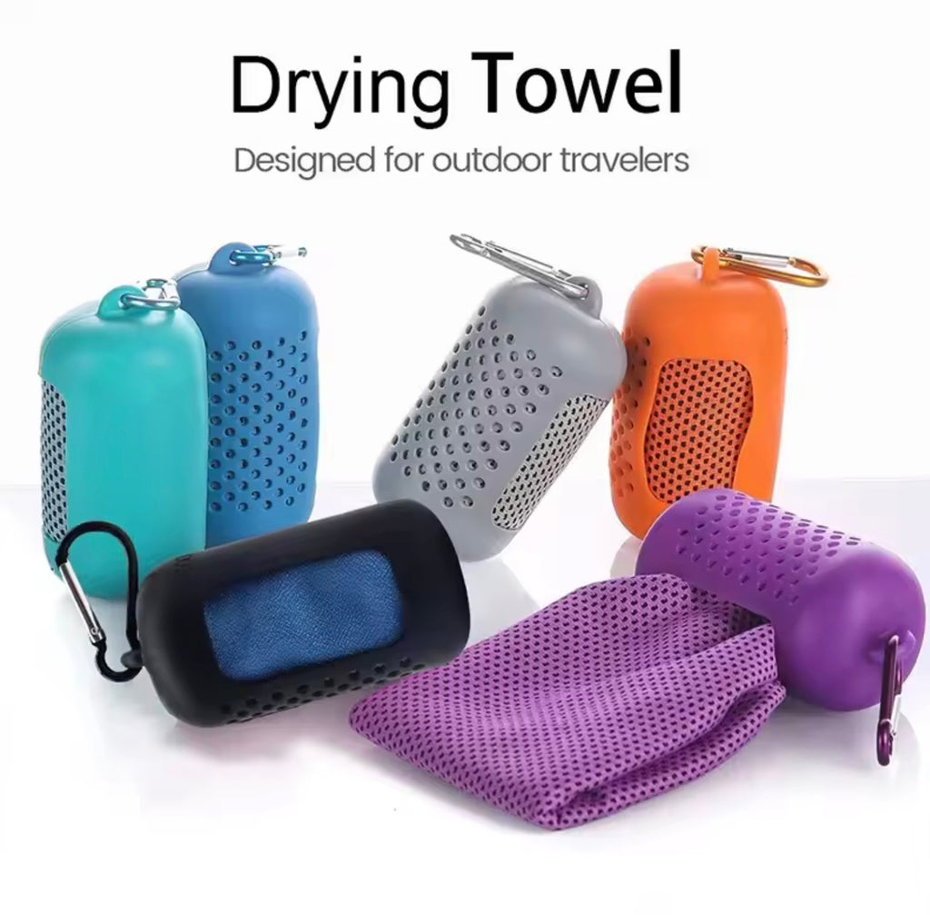 Microfiber Quick-Dry Cooling Towel | Instant Chill Sweat Rag for Sports, Fitness, and Outdoor Workouts