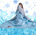 1pc Large Cooling Blanket for Hot Sleepers | Lightweight Breathable Summer Bedding for Night Sweats