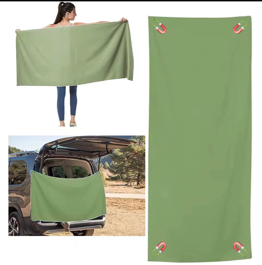 Oversized Magnetic Beach Towel | Thick Sand-Free Microfiber Quick-Dry Bath Sheet for Vacation, Gym, and Home