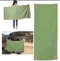 Oversized Magnetic Beach Towel | Thick Sand-Free Microfiber Quick-Dry Bath Sheet for Vacation, Gym, and Home