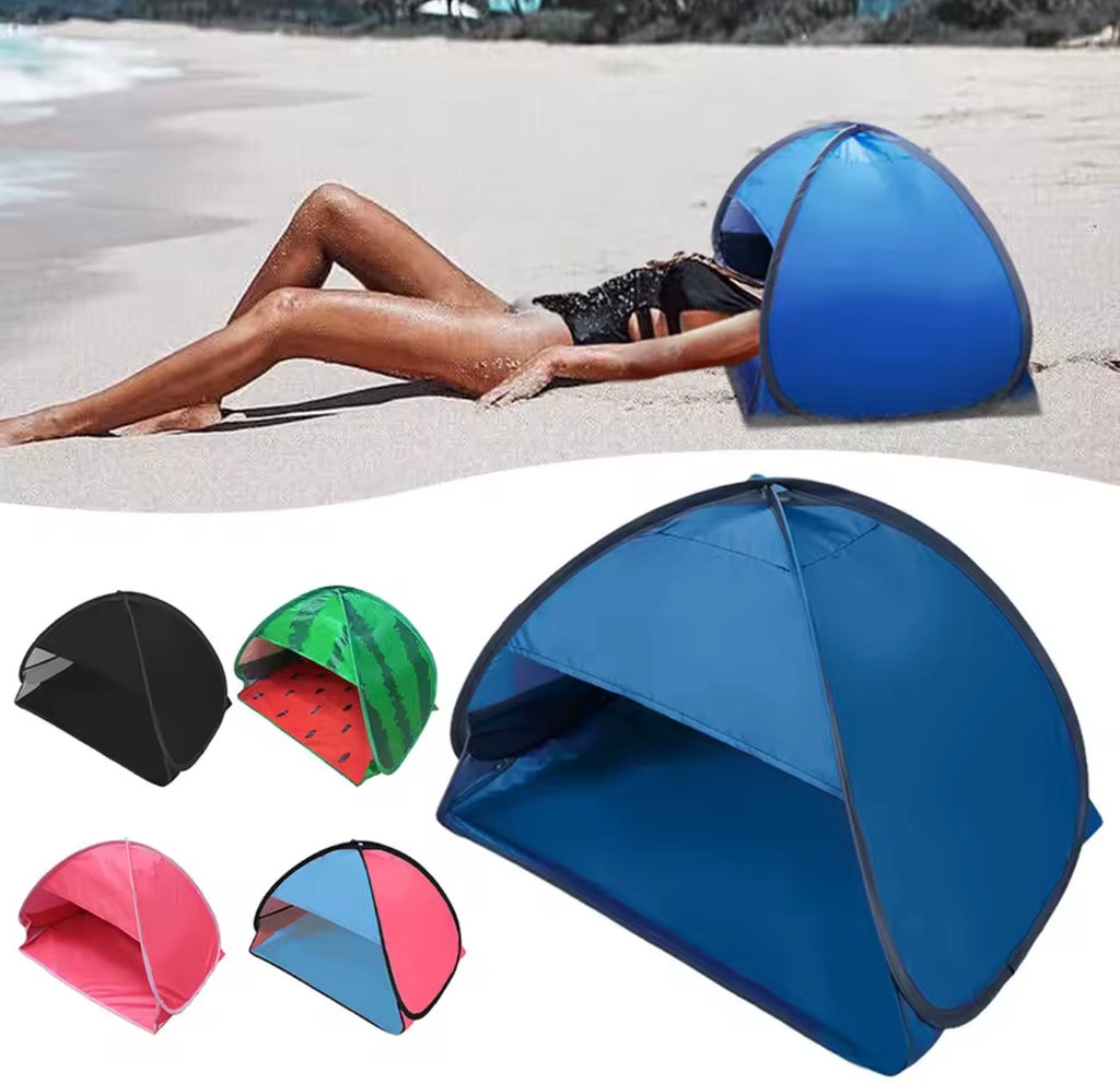 Mini Portable Pop-Up Head Tent | Anti-UV Face Sun Shelter & Smartphone Shade Shield for Beach Sunbathing