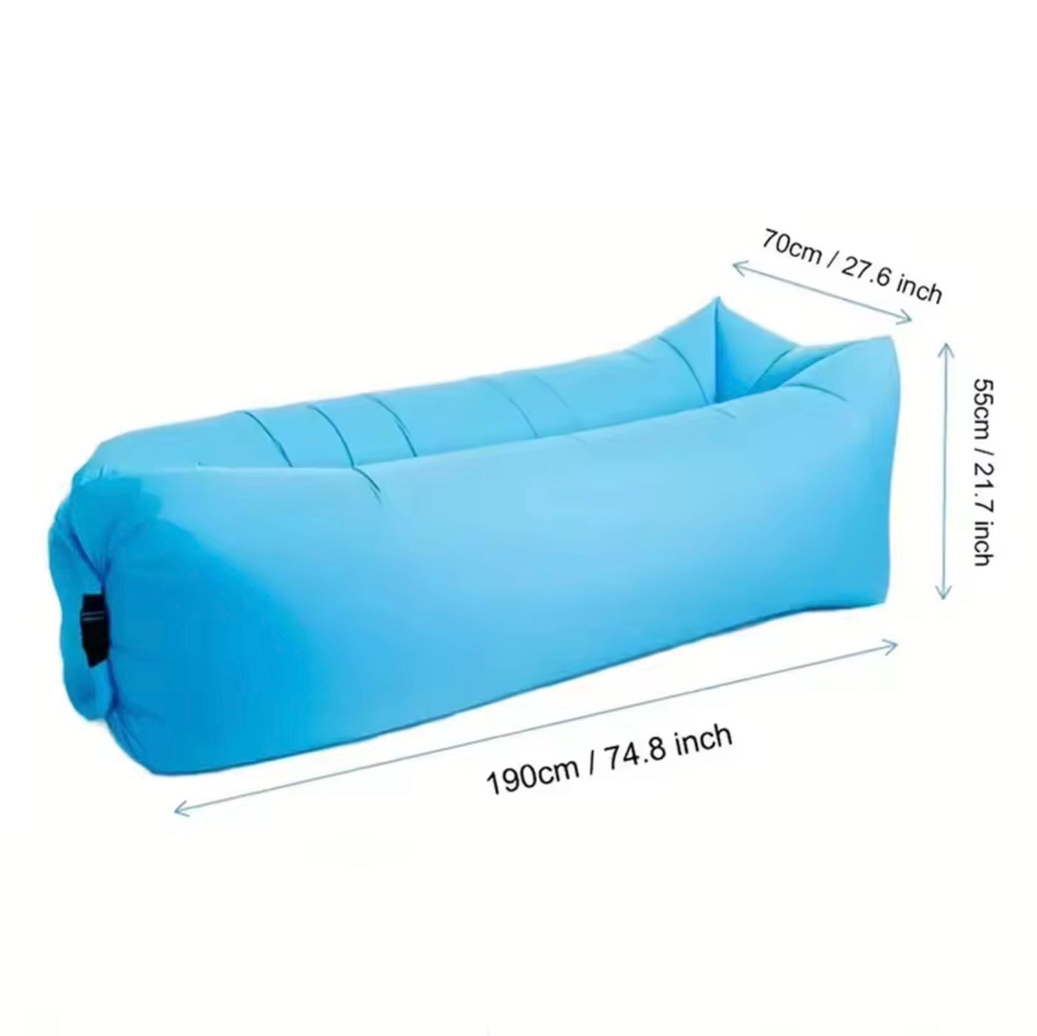 Portable Inflatable Air Sofa | Fast-Inflate Waterproof Lounger Chair for Beach, Camping, Pool, and Travel