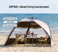 3-4 Person Pop-Up Camping Tent | Automatic One-Touch Quick Opening Beach & Fishing Tent | Anti-UV Sun Shade