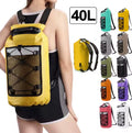 40L Heavy Duty Waterproof Floating Dry Bag | Large Roll-Top Backpack for Kayaking, Boating, & Beach Gear