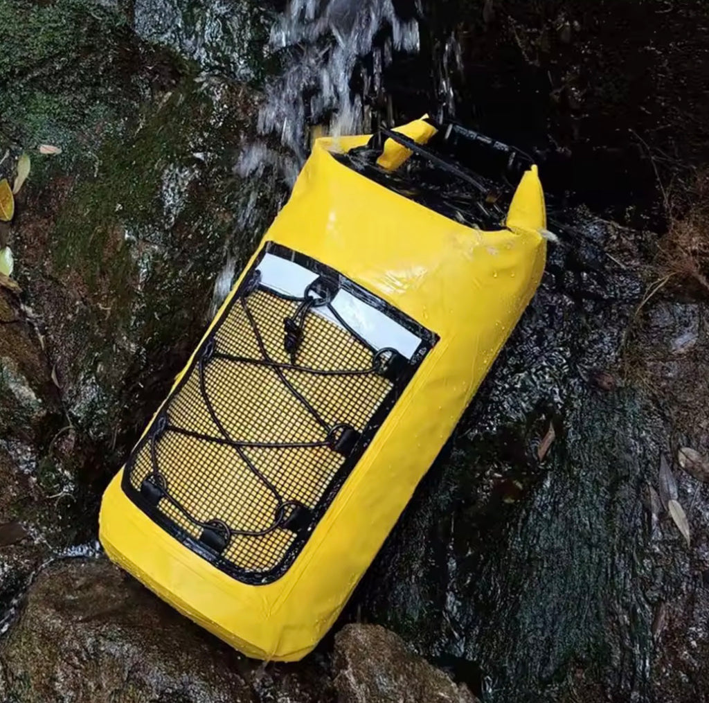 40L Heavy Duty Waterproof Floating Dry Bag | Large Roll-Top Backpack for Kayaking, Boating, & Beach Gear